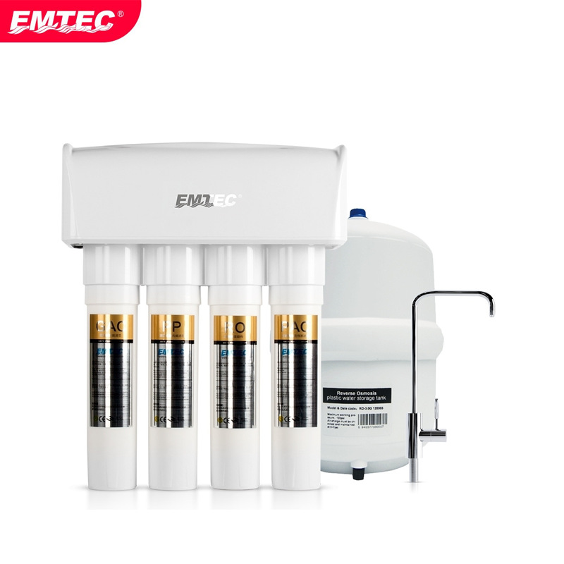 伊美特牌直饮水机家用厨下式净水器大流量4级过滤芯净水机纯水机