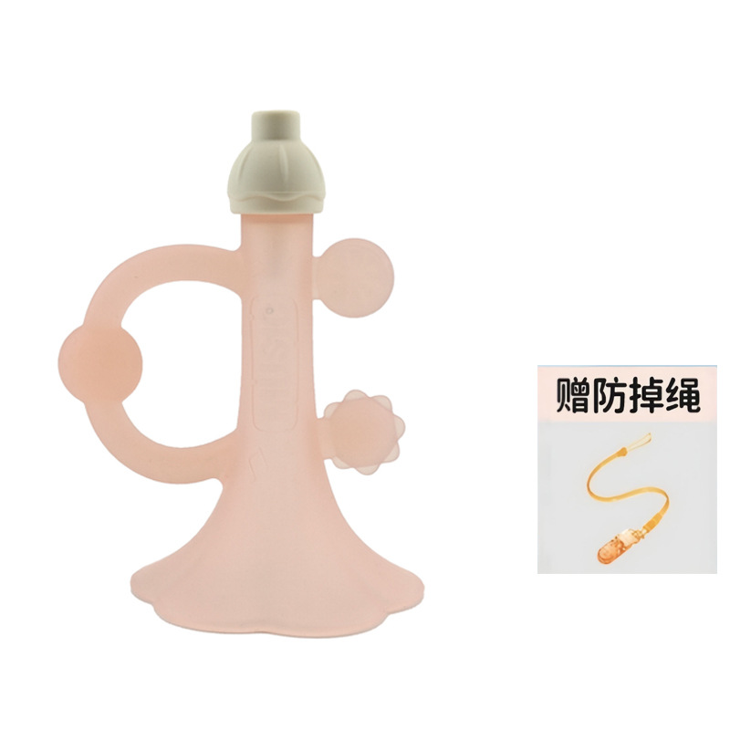 Fuchsia megaphone, teether, lanyard holder