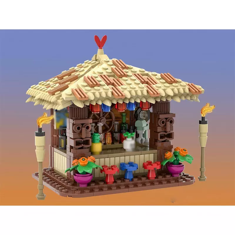 Конструктор «Тики-бар на пляже» MOC-184460