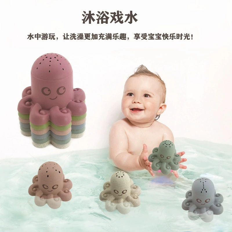 Забавная мультяшная башня, игрушка для купания в воде, коллекция 2021 года, песочные часы, наука и технологии