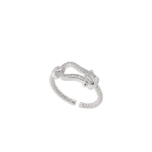 Korean Zirconia Diamond Ring for Women 925 Sterling Silver Spring Summer Unique Luxury High-end Index Ring Open Ring Wholesale