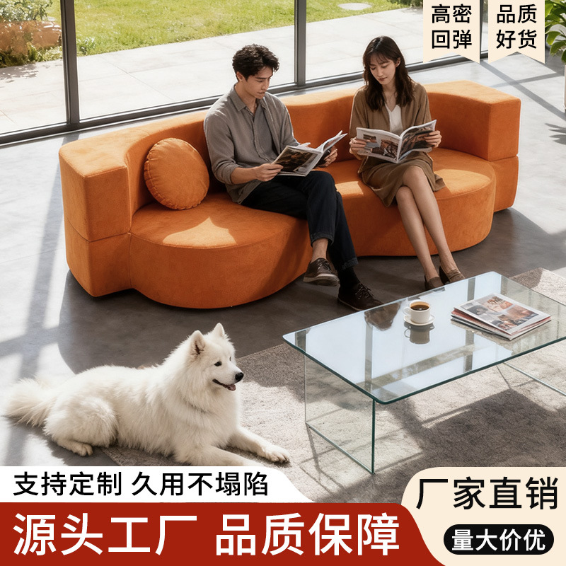 One-Piece Compressible Sofa Bed Vacuum Cross-Border One-Piece Molding Living Room Bedroom Box Lazy Sofa Foreign Trade Exclusive