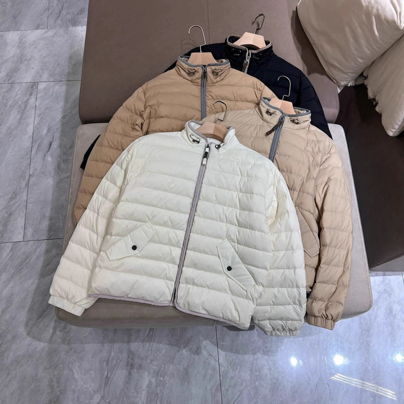 Taste the Old Money Style! Bc Lightweight Short 90% White Duck down Jacket, Stand Collar, Lightweight, Simple Women's Winter Jacket Taste the Old Money Style! Bc Lightweight Short 90% White Duck down Jacket, Stand Collar, Lightweight, Simple Women's Winter Jacket
