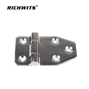 Stainless Steel 304 Mirror Polished Hinge Electric Cabinet Equipment Cabinet Door Hinge Door Folding Swing Hinge