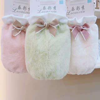 秋冬季时尚简约蝴蝶结护袖2026新款防污防脏保暖女生秋冬时尚袖套
