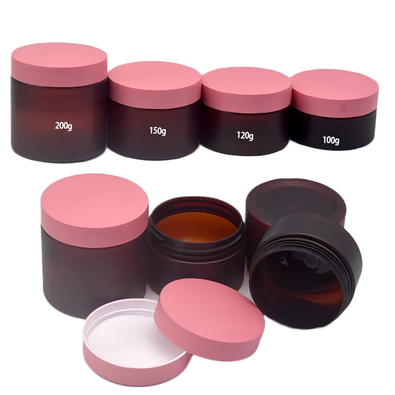 PET helado tarro crema cosmética sub-embalaje vacío botella máscara frasco contenedor cuidado de la piel crema de ojos botella de boca ancha