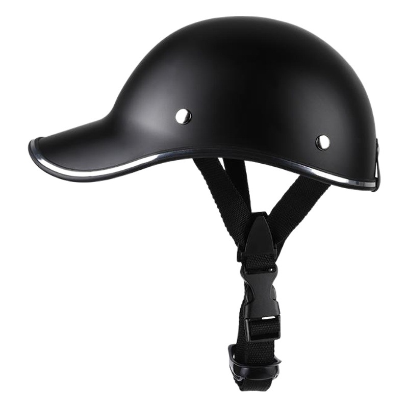 Fábrica al por mayor de la motocicleta casco de ciclismo hombres y mujeres de coche eléctrico batería de coche casco de invierno medio casco adulto gorra de béisbol