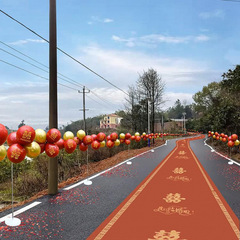 結婚式の部屋用品、田舎の結婚式のガイドバルーン、結婚式の会場のレイアウト、結婚式のウェルカムロードサイドの装飾