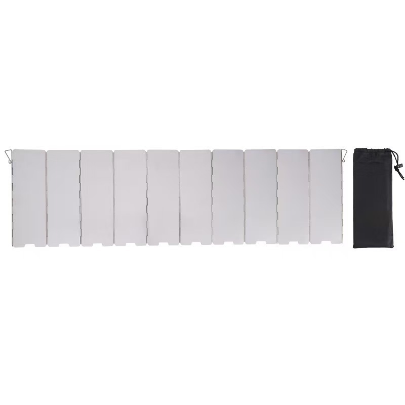 Apoyo al aire libre de aleación de aluminio con perno camping portátil plegable estufa tipo estufa de fijación estufa cubierta de aire