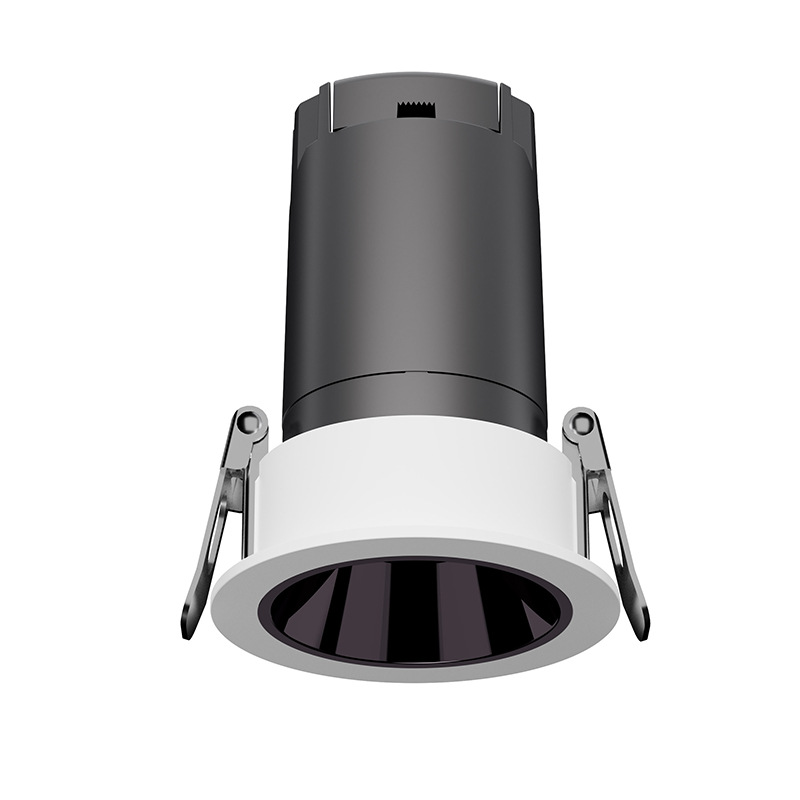 厂家嵌入式洗墻射灯外壳COB无副光斑小山丘射灯套件可选配蜂窝网