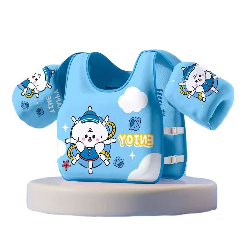 Children's Swimming Buoyancy Vest Life Vest Vest for Boys and Girls Baby Floating Sleeves Arm Swimming Ring Floating Supplies