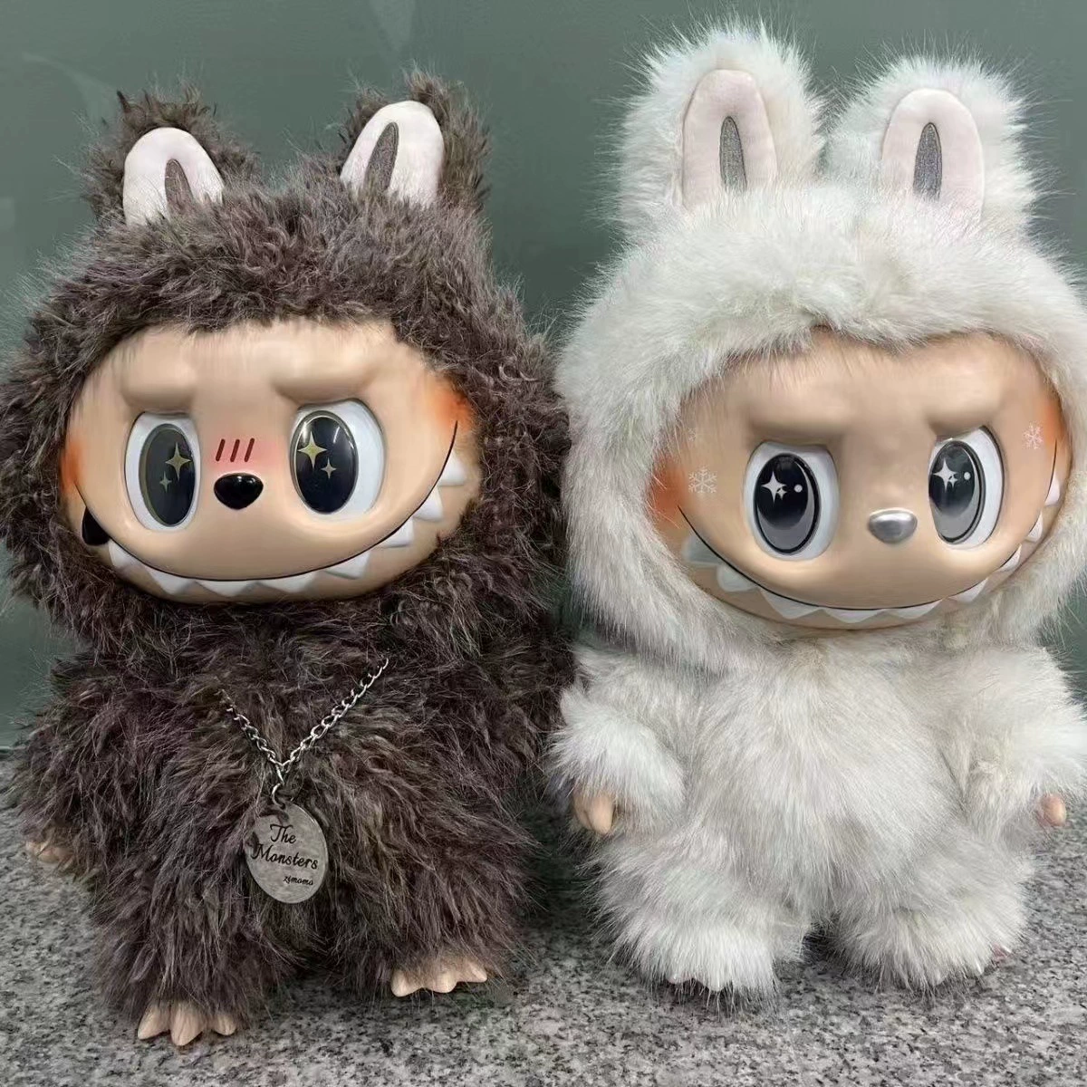 Архангел Labubu поменял baby's big leader 38 см blind box работа кукла клей плюш большой лидер украшения
