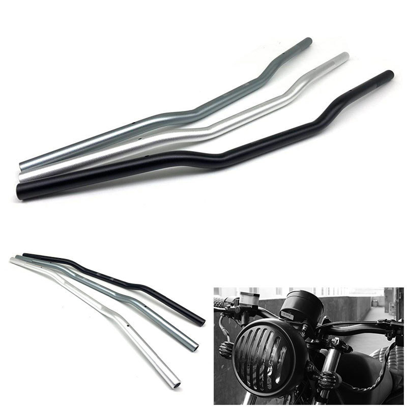Suitable for 22mm handlebar retro motorcycle ultra-low handlebar modified handlebar 22mm caliber handlebar Universal