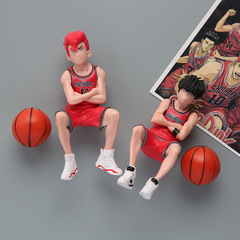 Slam Dunk Cartoon Magnetic Refrigerator Magnet 3D Basketball Character Doll Magnetic Sticker Attractor