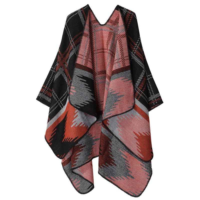 Sciarpa unisex Scialle alla moda versatile mantello spesso coperta cappotto sciarpe calde_voghion.com