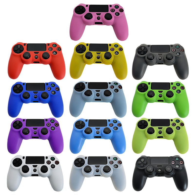 In-Stock Ps4 Game Controller Silicone Cover, Ps4 Controller Silicone Case, Ps4 Silicone Protective Case Game Cover, In-Stock