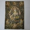 Factory wholesale retro -weaving brocade Thangka embroidery painting Tibet four -arm Guanyin painting weave brocade paintings