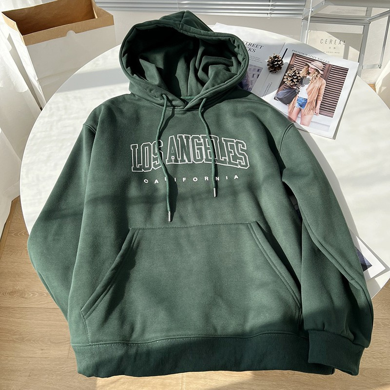 Felpa con cappuccio unisex in stile coreano casual, stile pigro, autunno inverno, semplice e versatile_voghion.com