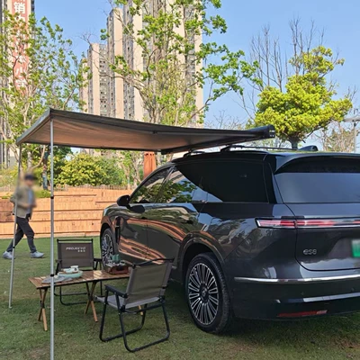 Remote-Controlled Electric Vehicle Side Tent, Avtomobil yan çətirləri