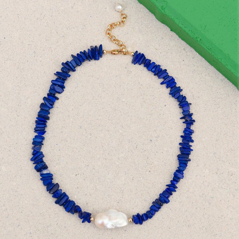 32g Weight Bracelets, Necklace Classification 2 PCS/Package Quantity Holiday, Daily Occasion Beaded, Freshwater Pearl, Titanium Steel Material Geometric Pattern Women's Gender Casual, Simple Style Style 2 PCS/Package Beaded Freshwater Pearl Titanium Steel Freshwater Pearl Jewelry Sets 45