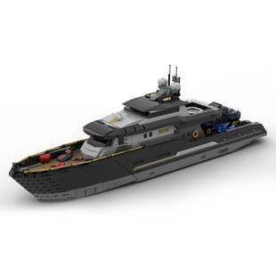 Cross-Border Moc-185307 1/30 Scale Explorer Yacht Model (with Full Interior) 4369 Pieces