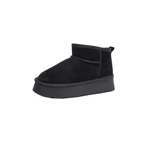2026 winter velvet thick sole snow boots for women with velvet thick cotton shoes, slip-on casual snow cotton on behalf of delivery