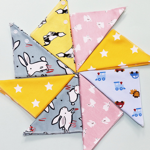 Pet triangle towel Shengyi manufacturer wholesale soft cat bib dog bib comfortable cotton pet saliva towel