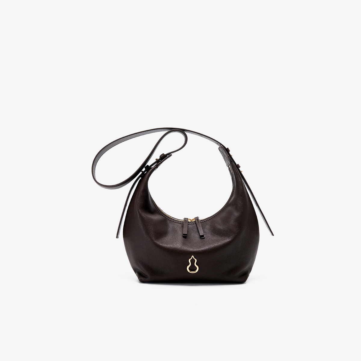BAMPO Crescent Dumpling Shoulder Bag New Moon-shaped Hobo Crossbody Bag Minimalist Versatile Work Commuter Bag - Thumbnail 7