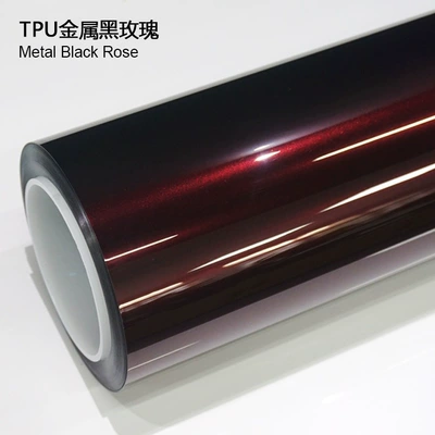 Auto Color Change Film — Direct Sales - tpu-metallic-black-rose-1524m15m