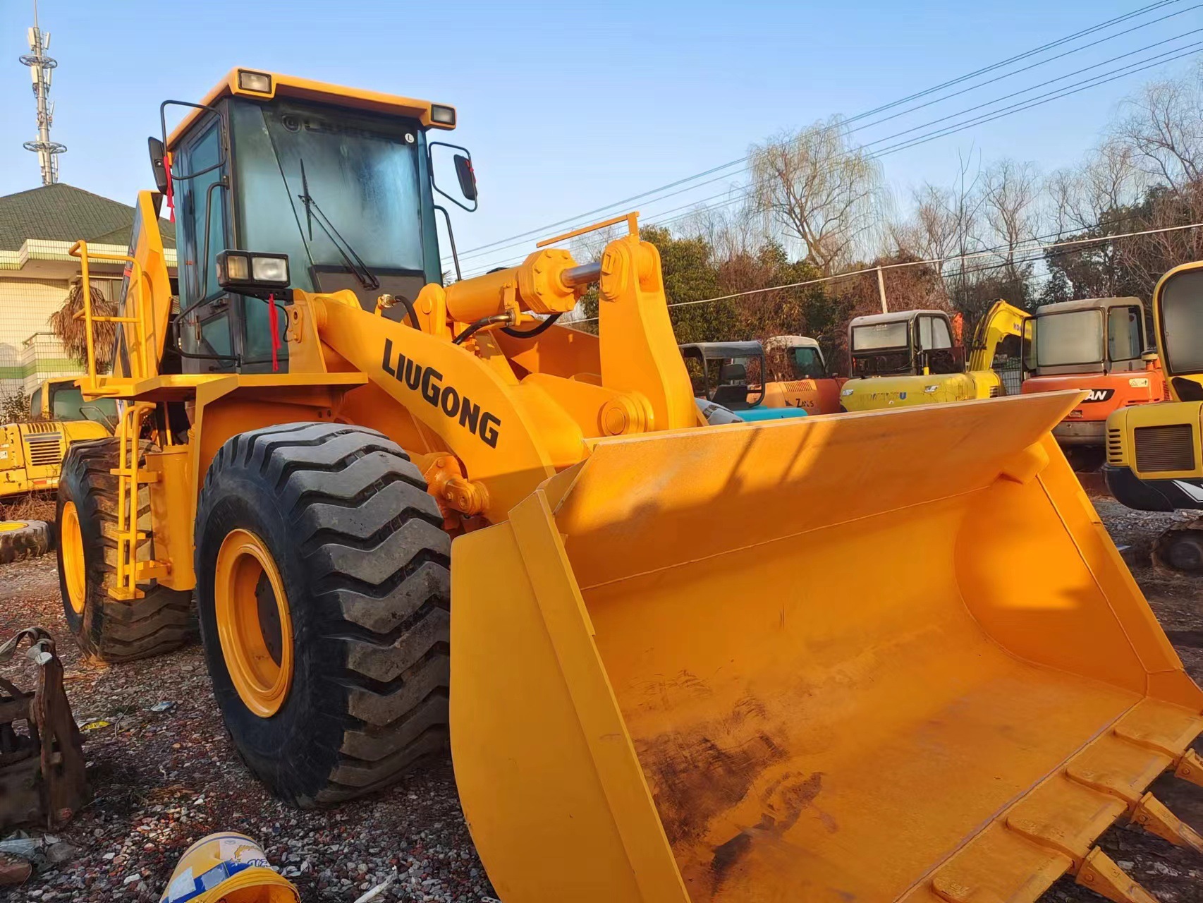 Mercado de comercio de carga de segunda mano de automóviles Long Gong 855 856 50 pedidos de comercio exterior de carretillas elevadoras