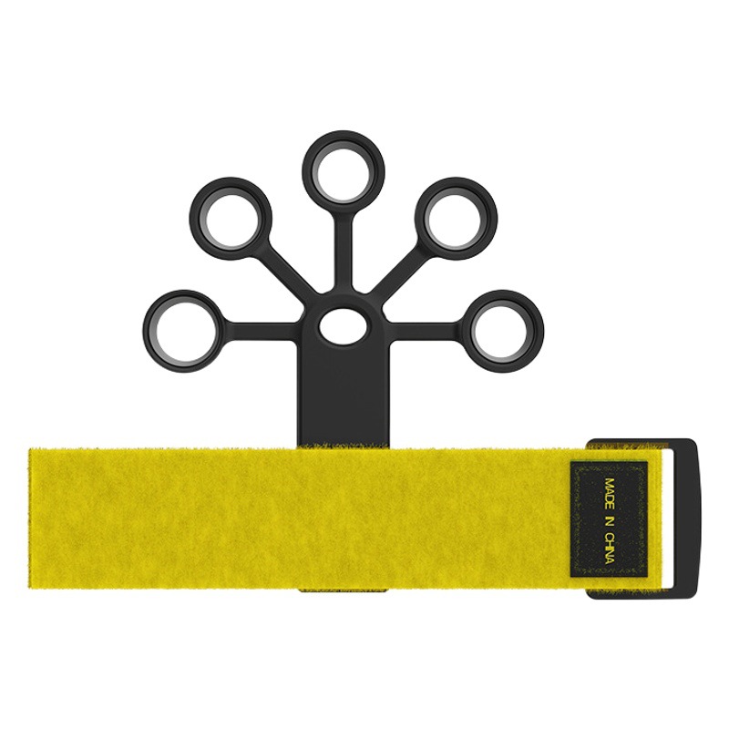 Entrenador de dedo de silicona Entrenador de dedo de tensión de muñeca de 5 dedos Rehabilitación de flexión y extensión Entrenador de venas