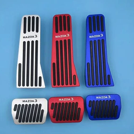 Подходит для Mazda 3 Axela: декоративная накладка на педаль акселератора, модификация MAZDA3, противоскользящая накладка на педаль тормоза.