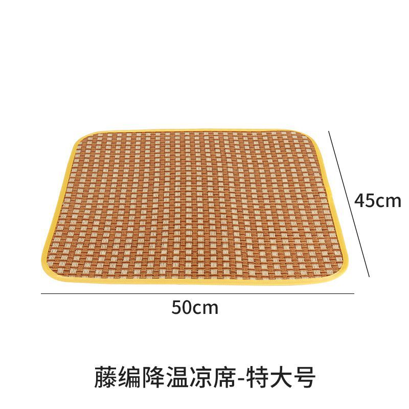 Alfombrilla de ratán más grande