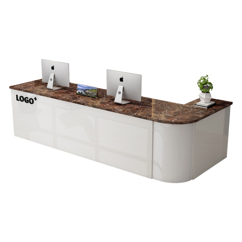 Bar counter cashier clothing store small counter company reception desk desk desk desk simple modern