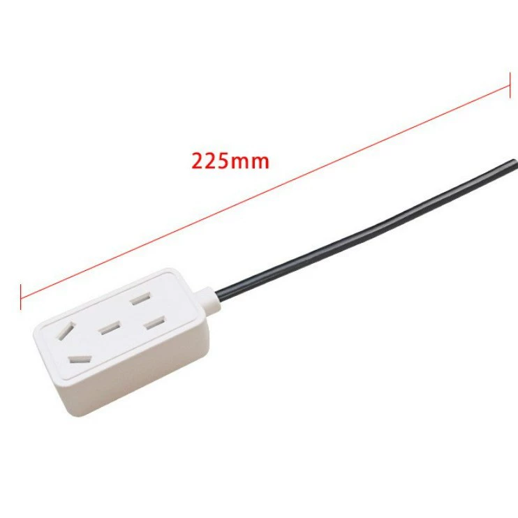 Шнур питания для мониторинга, двусторонняя маленькая розетка с девятью отверстиями, 20 см