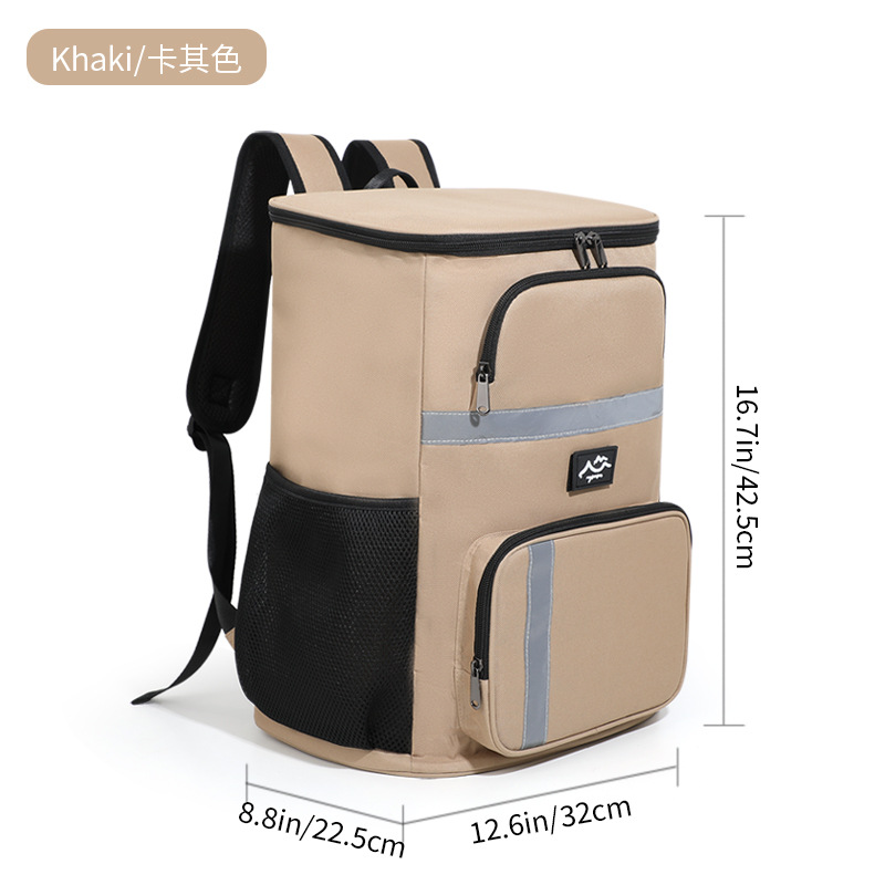 Bolsa de aislamiento térmico de gran capacidad, mochila, bolsas de picnic al aire libre, bolsas de almacenamiento de alimentos, bolsas de almuerzo, bolsas de almuerzo, bolsas de mochila