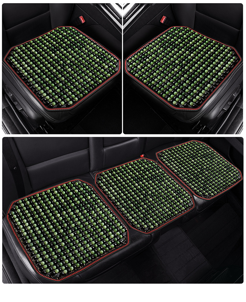 Cross-Border Bodhi Jade Multi-Piece Car Seat Cushion Three-Piece Set Wholesale Single Seat New Interior Supplies Seat Cushion Dropshipping