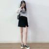 1153-Short skirt with lining