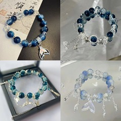 鱼尾合集恋与深空 祁煜印象手链小众高颜值流苏鱼尾手串珠来自深