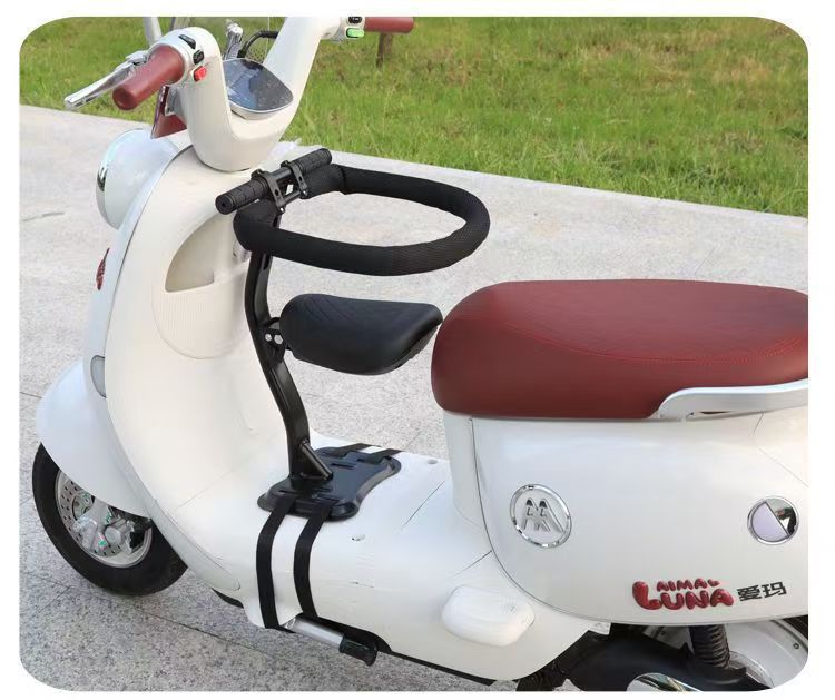 Electric Car Child Seat Front Foldableable Battery Car Baby Seat Motorcycle Baby Child Safety Cushion