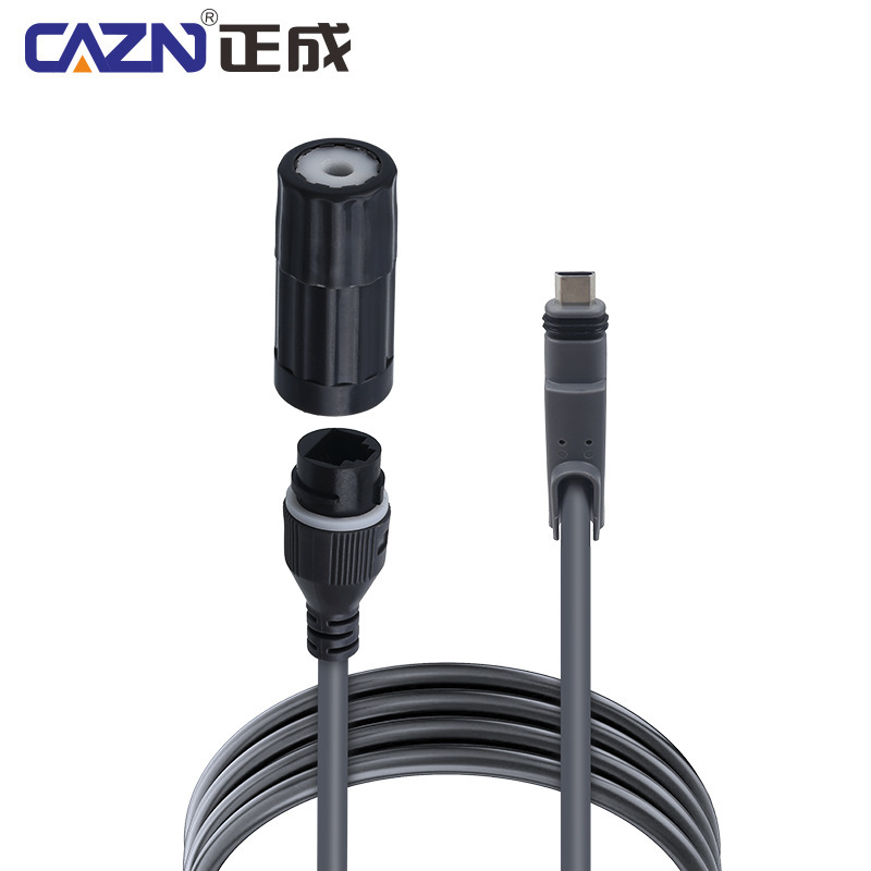 Zhengcheng Satellite 2Nd Generation Shielded Waterproof Rj45 Ethernet Conversion Line Outdoor Transmission 8P Core 8C Line Cat6A Cable