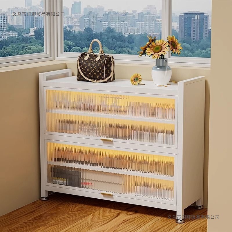 Steel Shoe Cabinet for Home Entrance Multi-Layer Large Capacity Extra Large Entrance Cabinet New Mid-Autumn Festival Popular Storage Shoe Rack