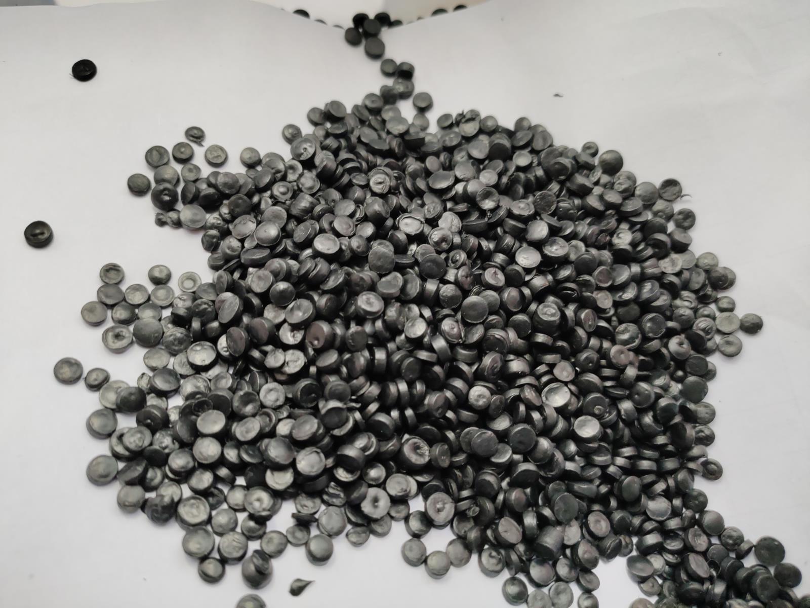 再生聚乙烯HDPE颗粒 HDPE再生颗粒管材颗粒  金华黑色HDPE再生料