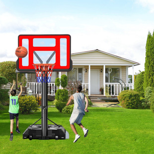 Basketball Stand Shooting Frame Kidsren's Indoor Household Removable Outdoor Adult Hanging Outdoor Liftable Standard Basket