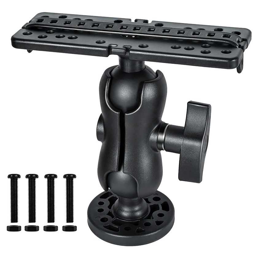 Fish Finder bracket fishing gear rack 360 degrees rotatable Canoe Kayak bracket kayak accessories