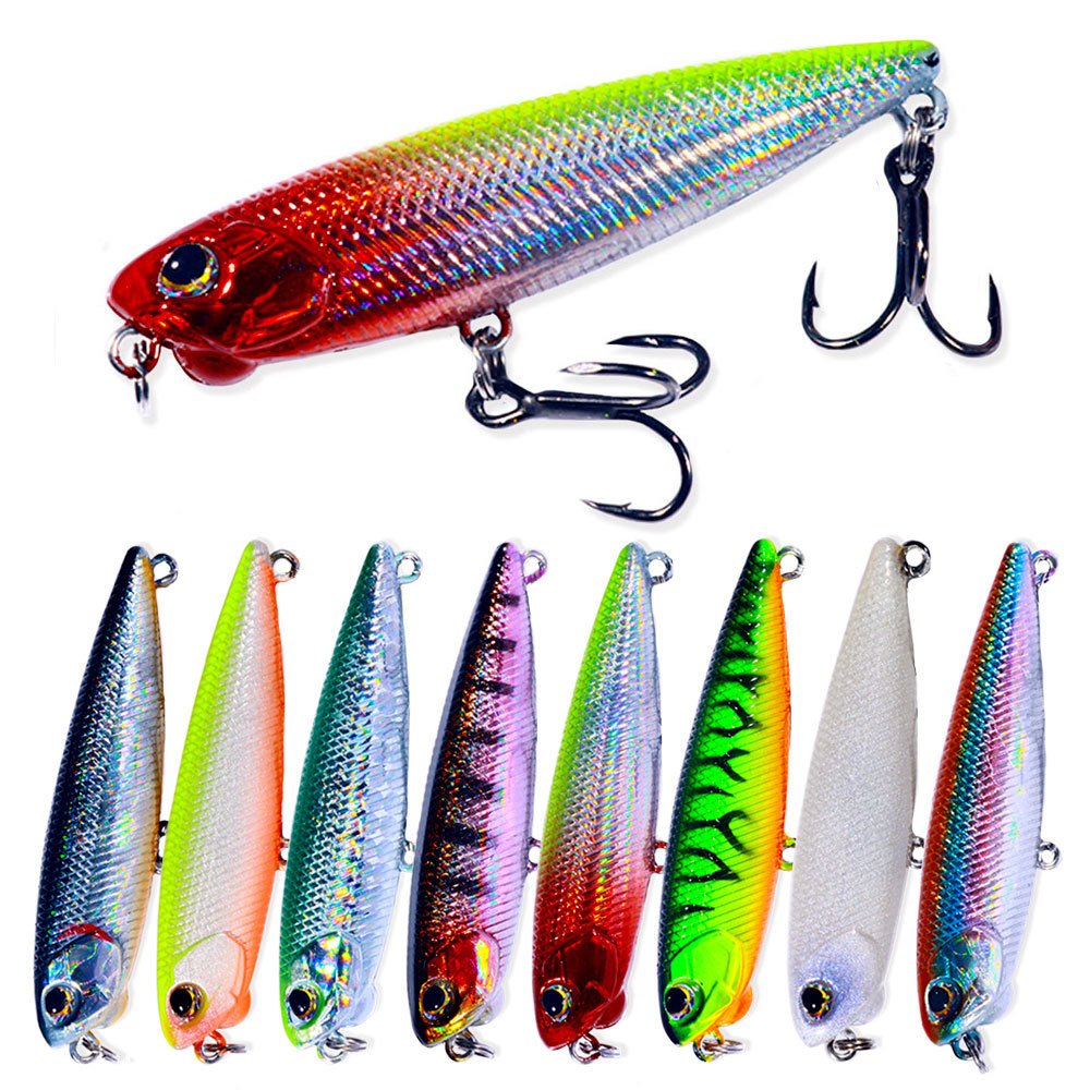 Luya bait ghost blade flying submersible pencil suspended long-range fake bait freshwater tilted mouth minnow bass bait foreign trade PE102