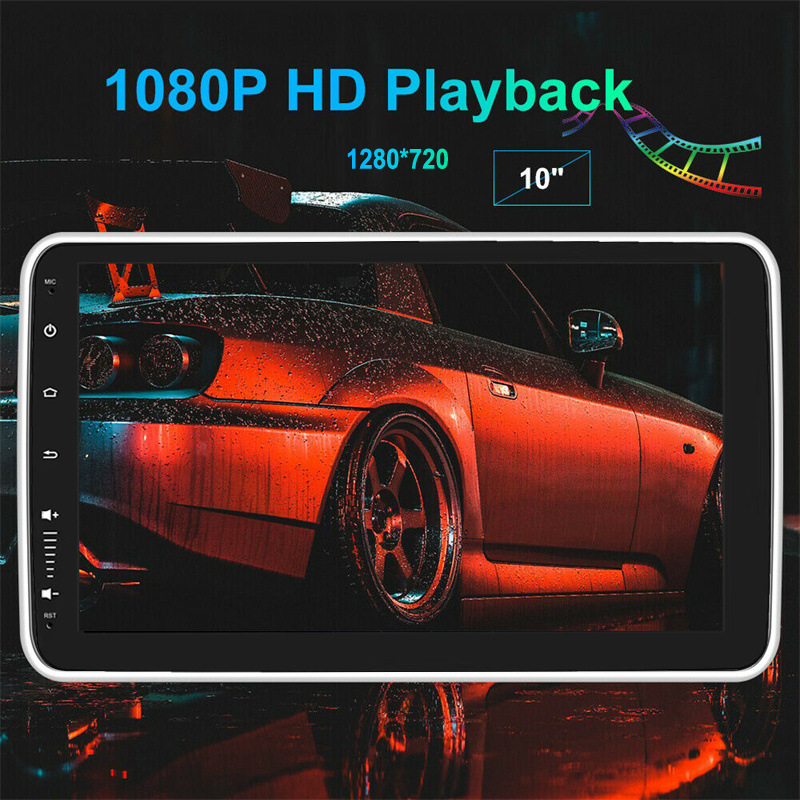 10inch Single-Spindle Shaking Head Car-Mounted Android Navigation Gps Screen Bluetooth Mobile Phone Interconnection Globally Universal Adapter
