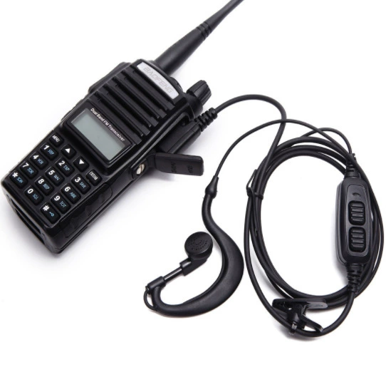 Кабель гарнитуры с двойным передатчиком Baofeng Walkie Talkie Baofeng BF-UV82 BF-UV8D Гарнитура для рации