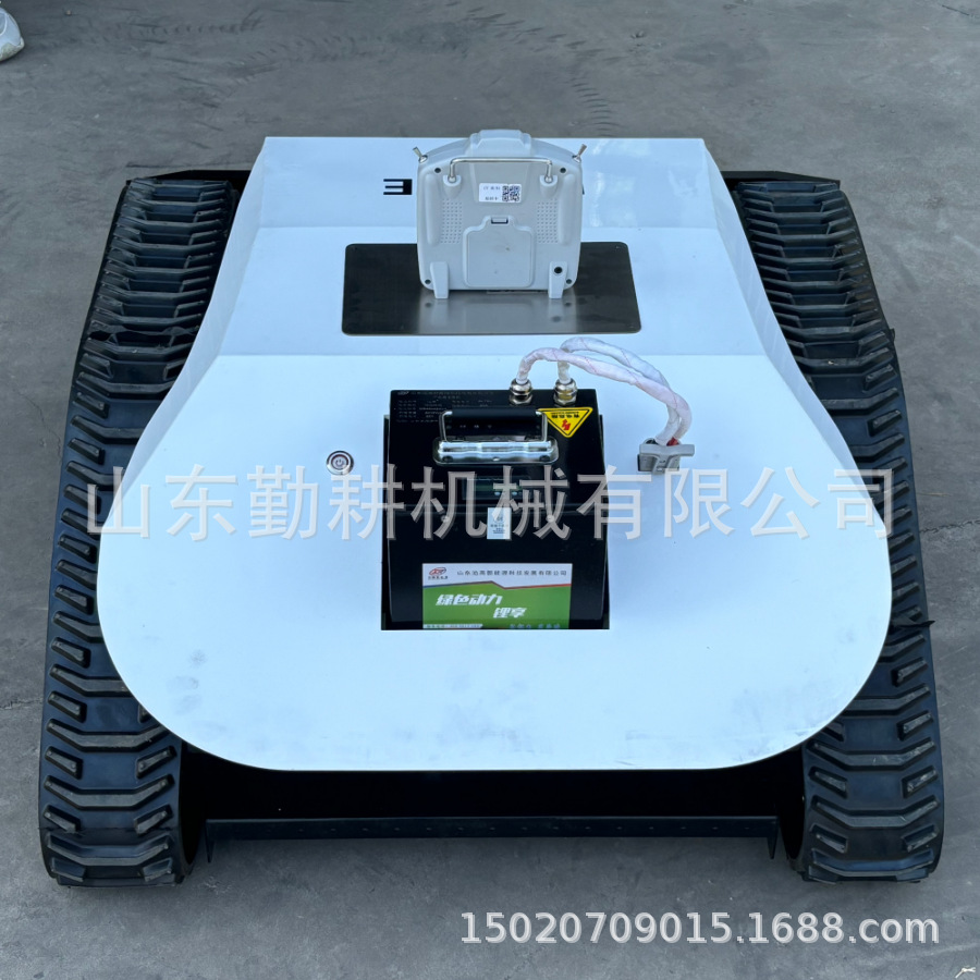 履带式小型锂电割草机智能遥控割草机陡坡果园除草修剪除草碎草