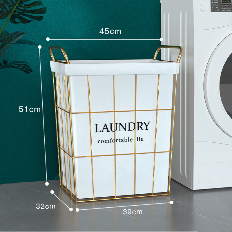 Cesta de lavandería hogar ropa sucia cesta de almacenamiento ins Wind Net almacenamiento rojo Lou cesta de lavandería cubo ropa sucia cesta al por mayor